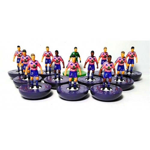 Subbuteo Andrew Table Soccer Anderlecht 2nd 2014-2015 on Hasbro bases
